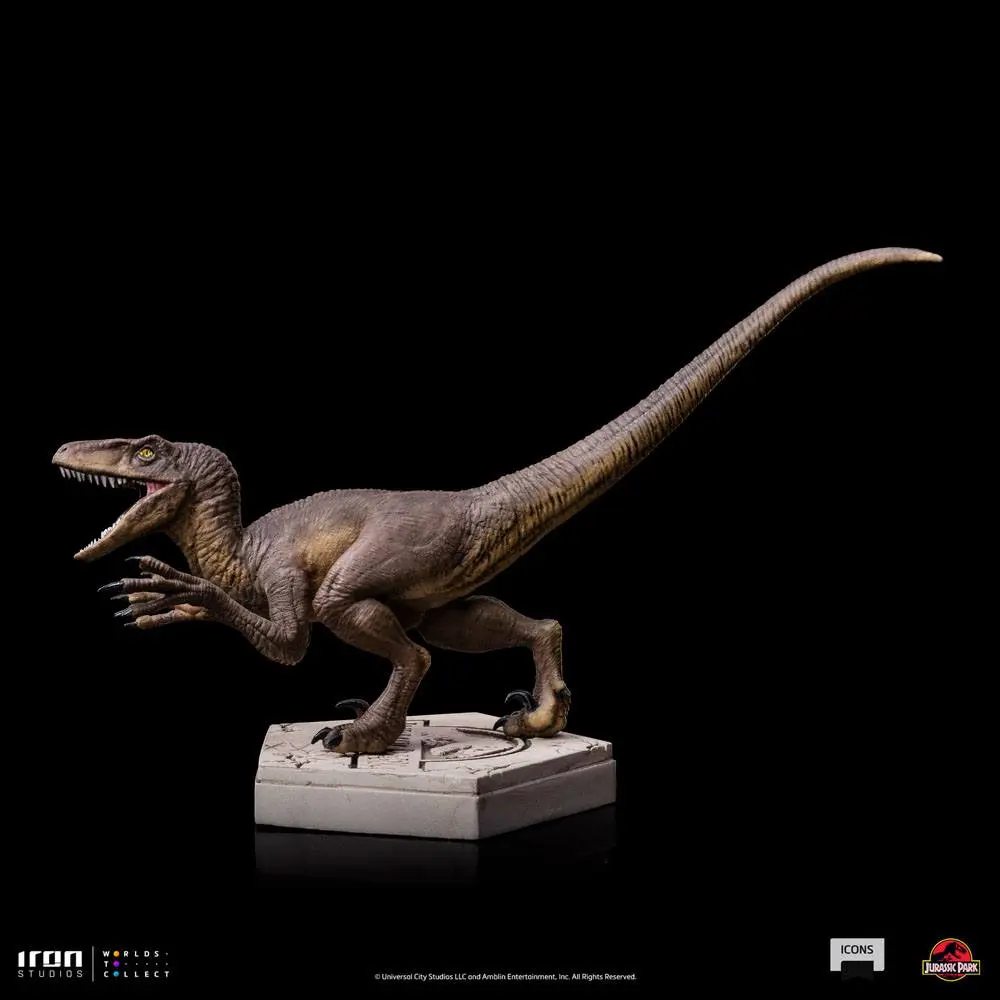 Statuie Jurassic World Icons Velociraptor A 9 cm poza produsului