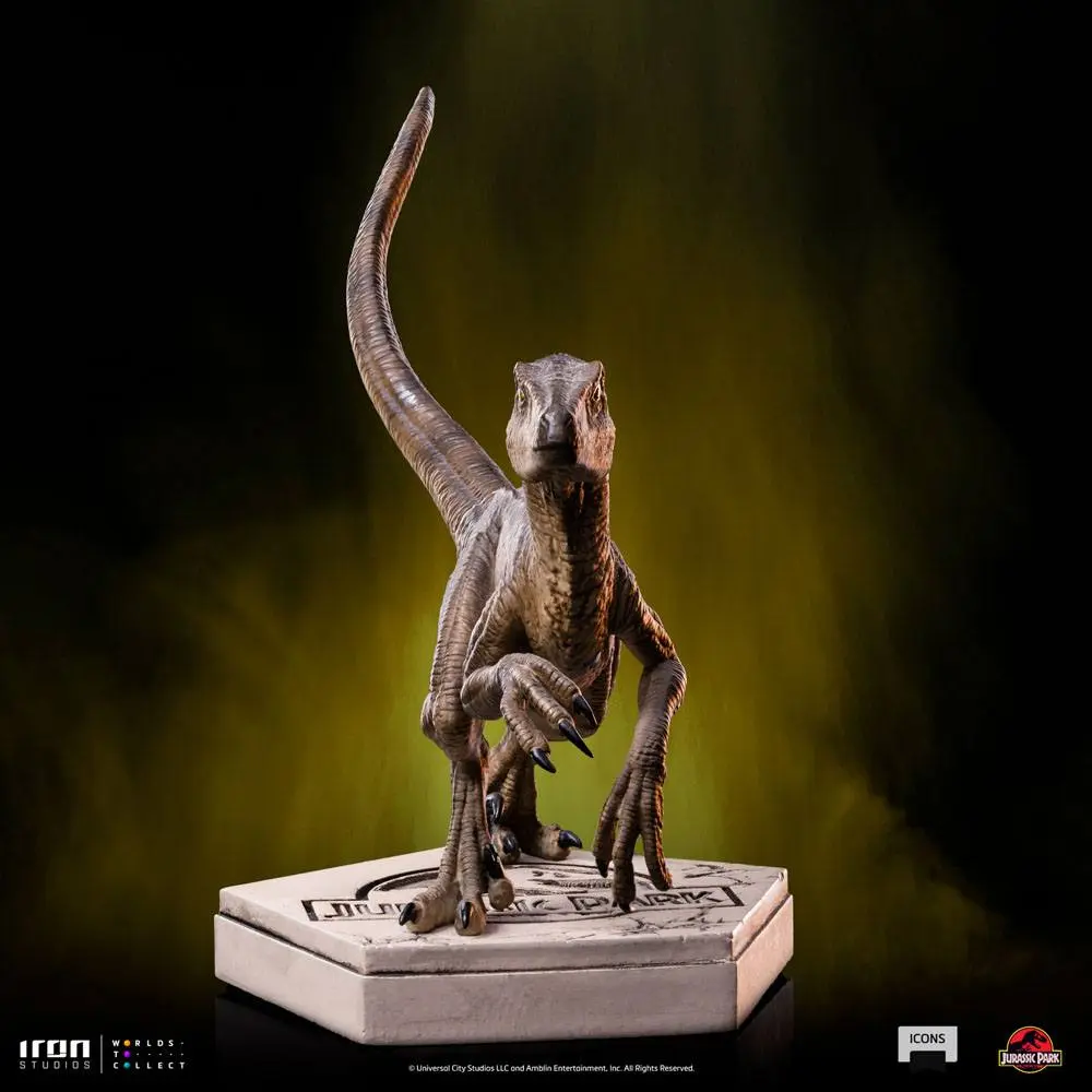 Statuie Jurassic World Icons Velociraptor B 9 cm poza produsului