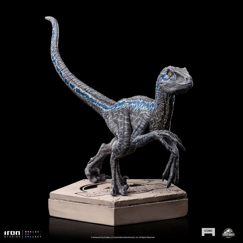 Jurassic World Icons Statuie Velociraptor Blue 9 cm poza produsului