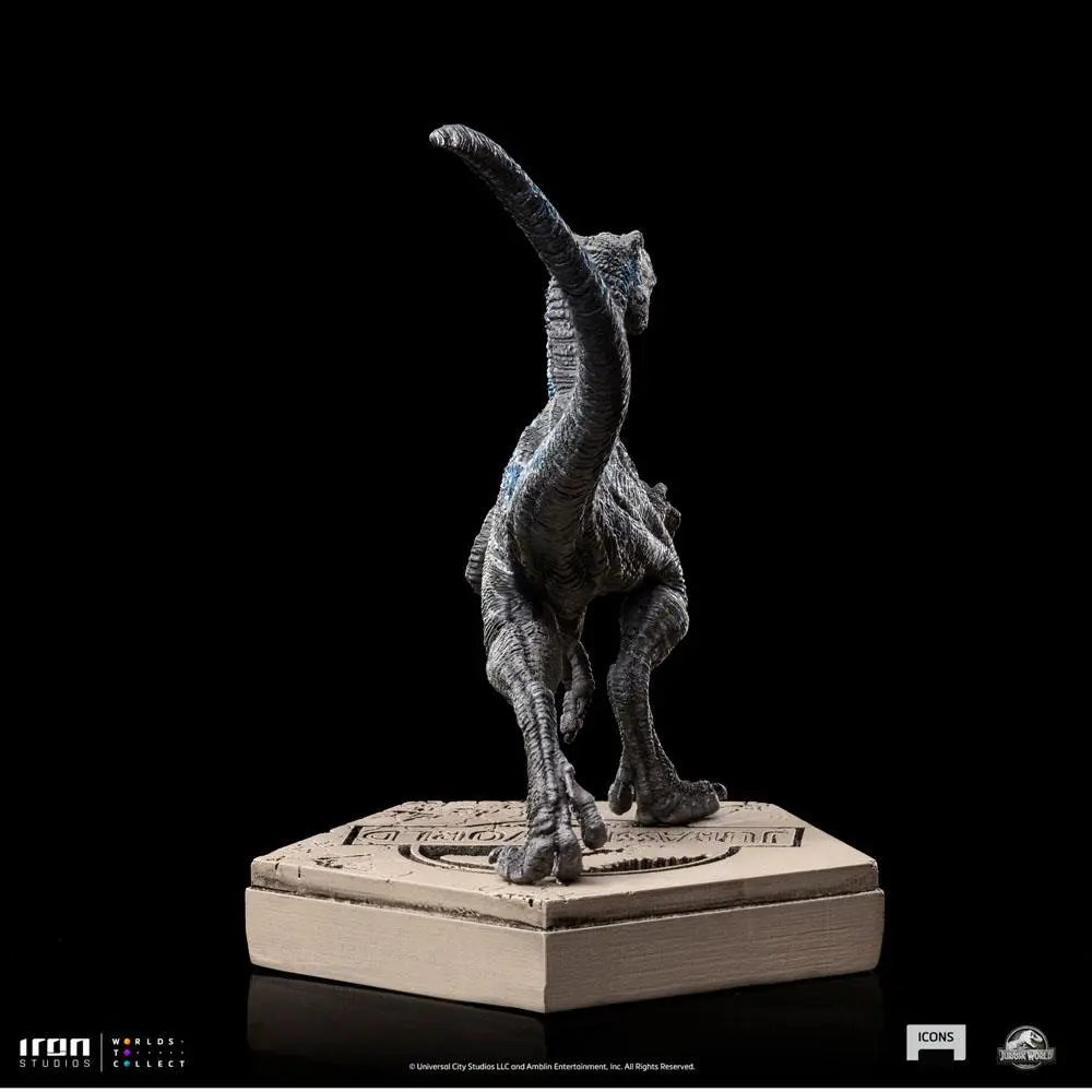 Jurassic World Icons Statuie Velociraptor Blue 9 cm poza produsului