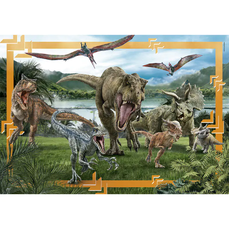 Jurassic World maxi puzzle 104 piese poza produsului