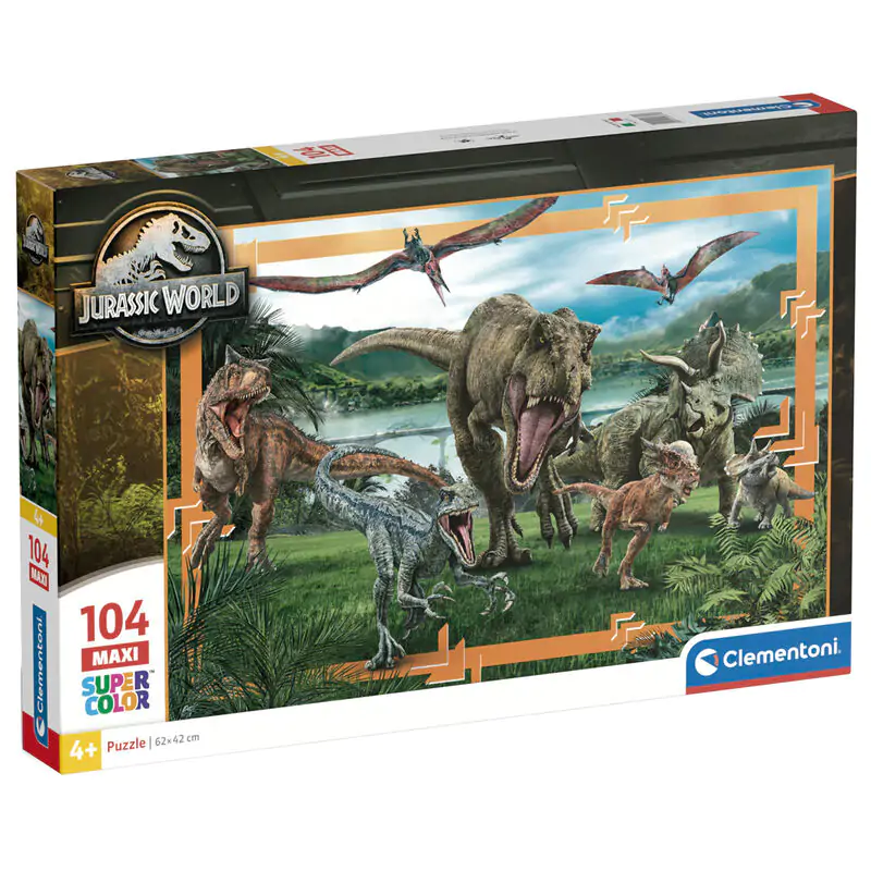 Jurassic World maxi puzzle 104 piese poza produsului