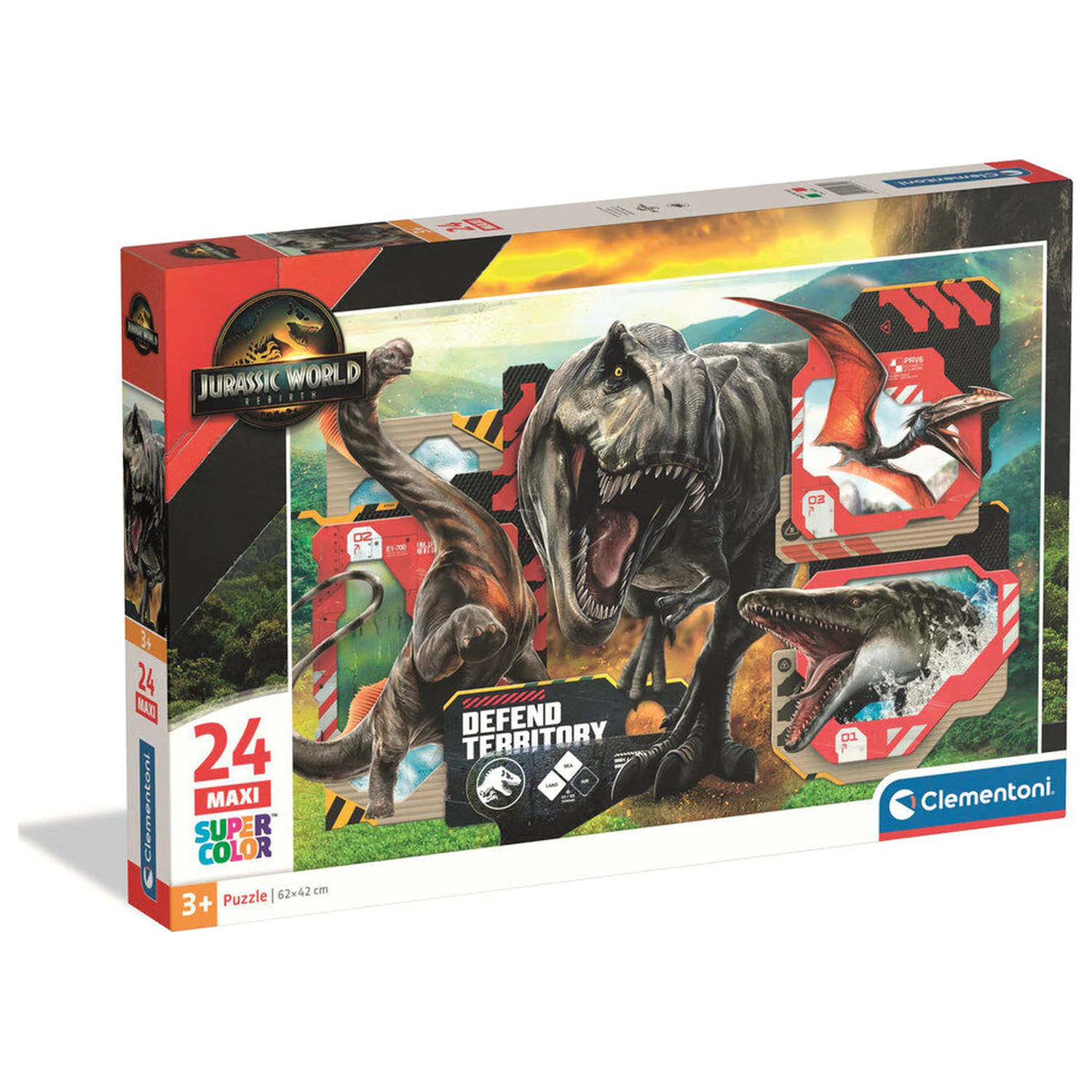 Jurassic World maxi puzzle 24 piese poza produsului