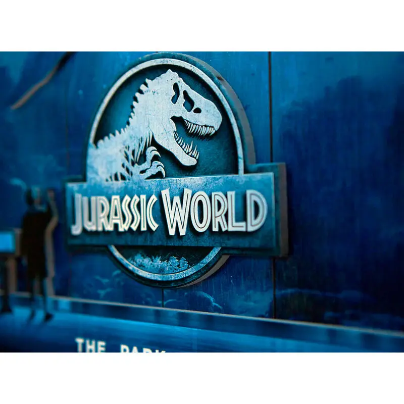 Jurassic World Mossasaurus Woodart semn de lemn printat 3D poza produsului