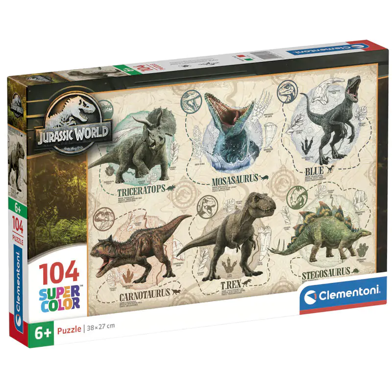 Jurassic World puzzle 104 piese poza produsului