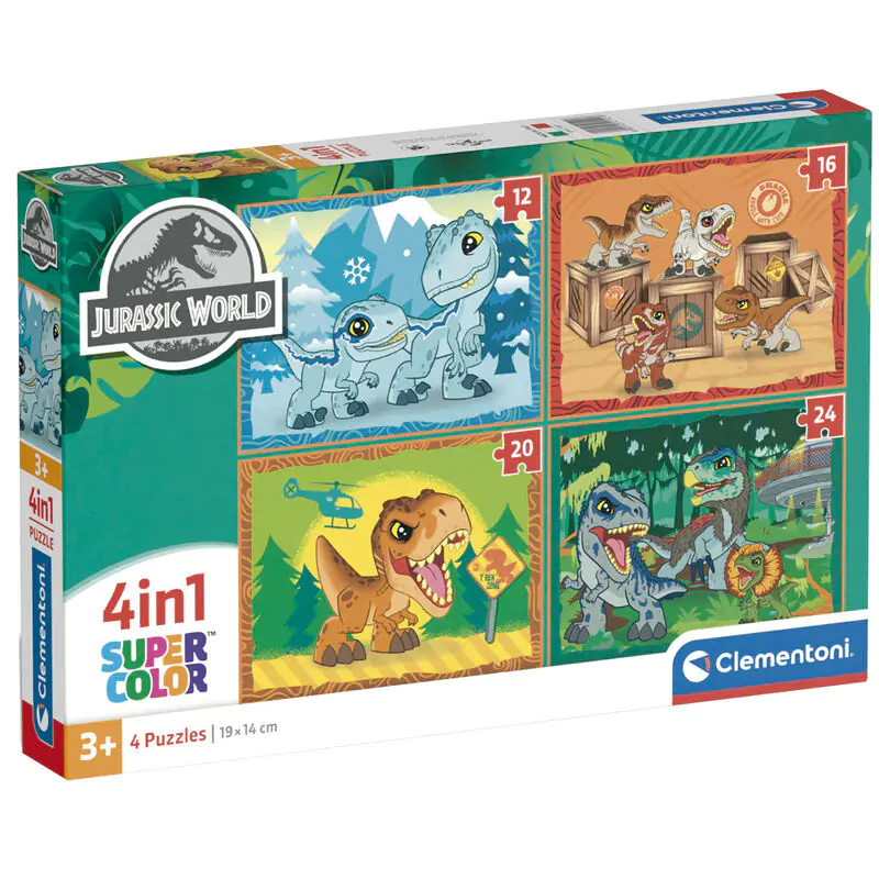 Jurassic World puzzle 12-16-20-24 piese poza produsului