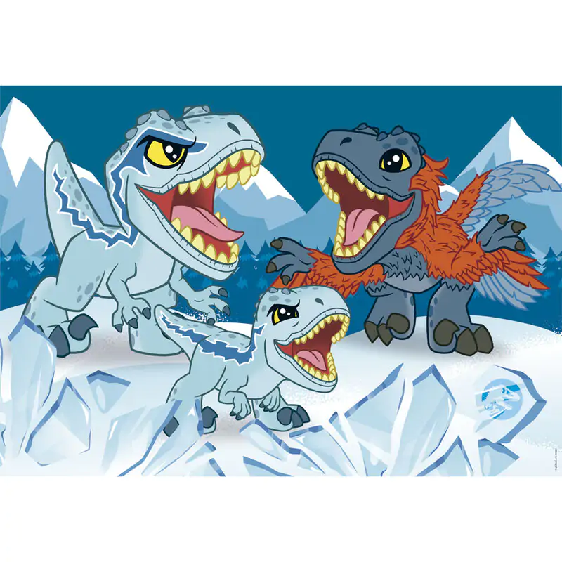 Jurassic World puzzle 2x20 piese poza produsului