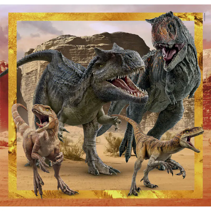 Jurassic World puzzle 3x48 piese poza produsului