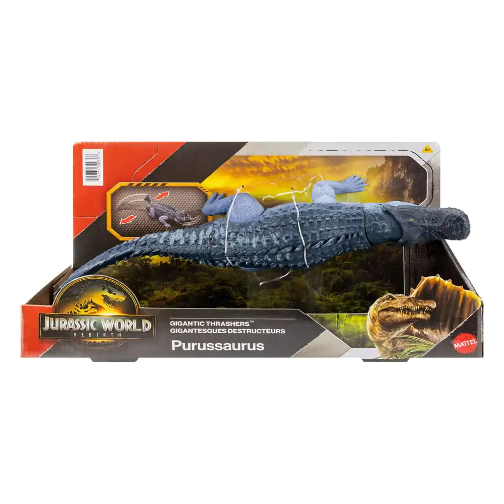 Jurassic World Rebirth Figurina de Acțiune Gigantic Thrashers Purussaurus 37 cm poza produsului