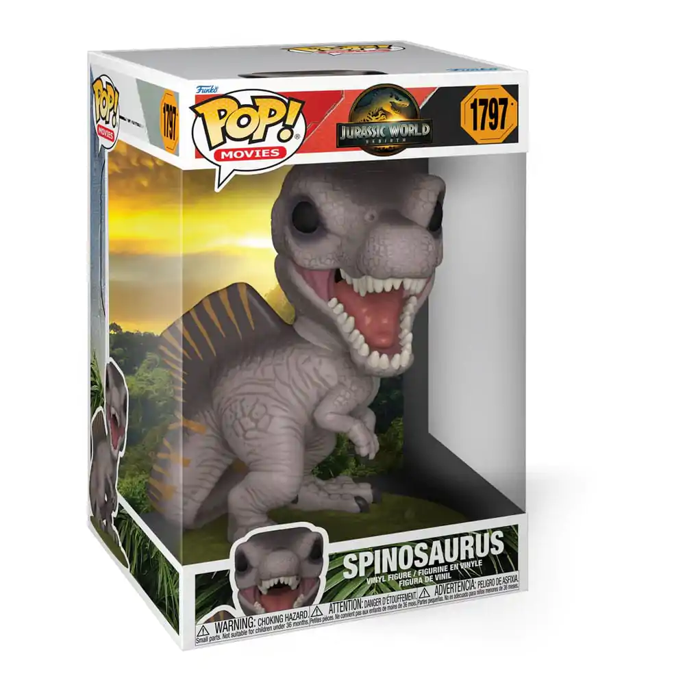Jurassic World Rebirth Super Sized Jumbo Funko POP! Figurina Vinil Spinosaurus 25 cm poza produsului