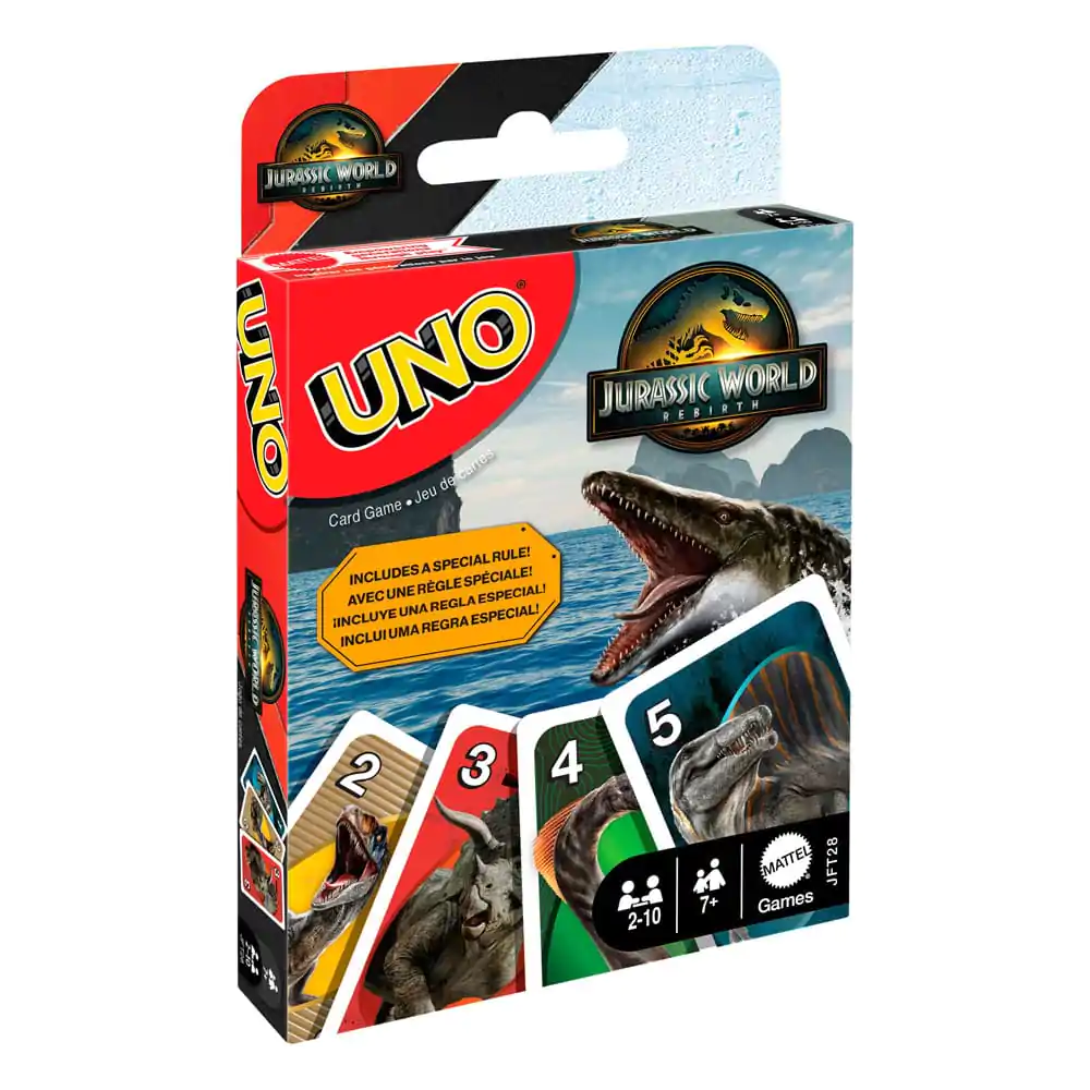Jurassic World Rebirth Joc de cărți UNO poza produsului