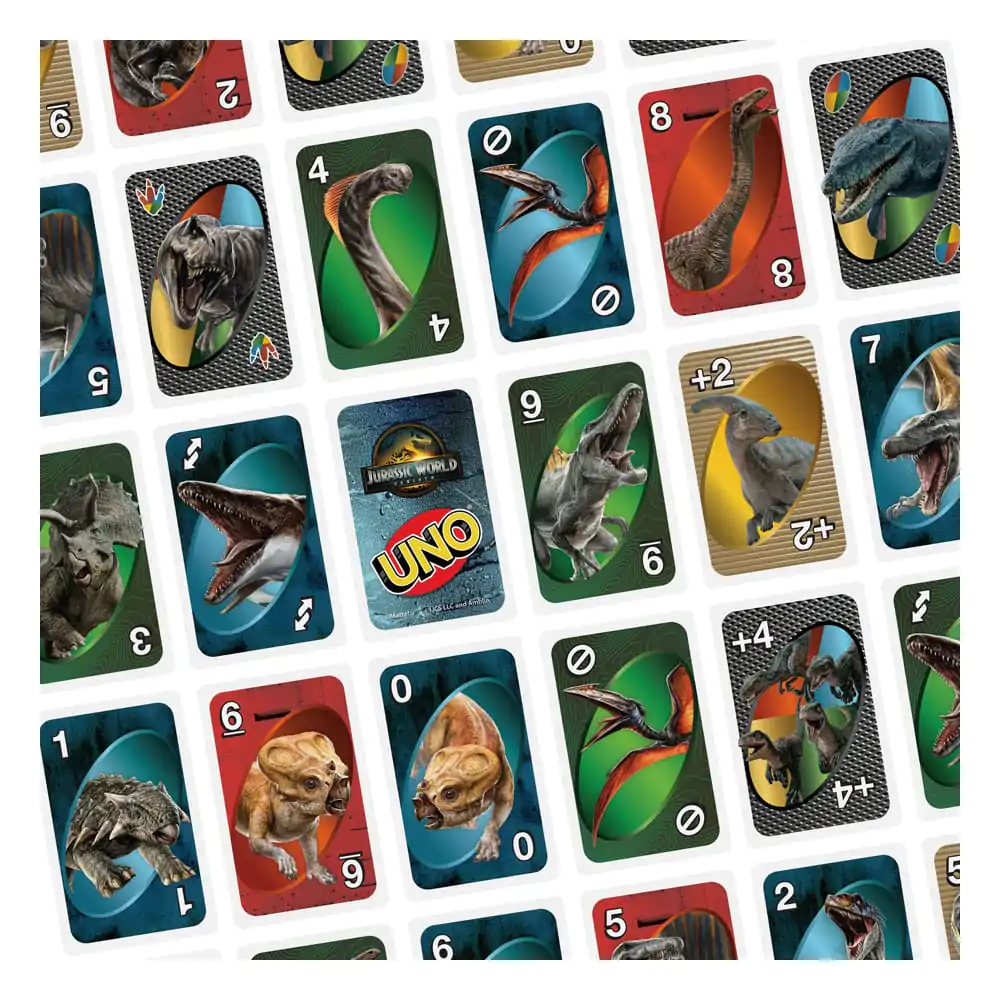 Jurassic World Rebirth Joc de cărți UNO poza produsului