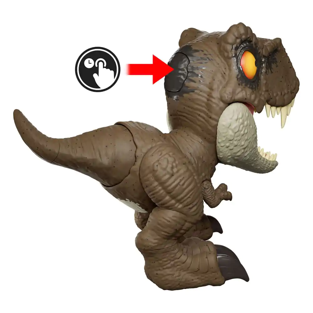 Figurină de acțiune Jurassic World cu Sunet Roar Command Tyrannosaurus Rex 16 cm poza produsului