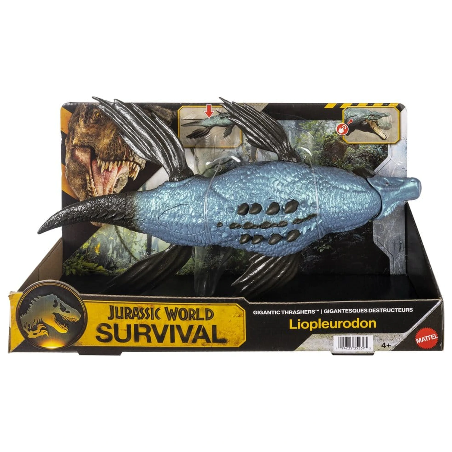 Jurassic World: Survival figurina de actiune Gigantic Thrashers Liopleurodon 30 cm poza produsului