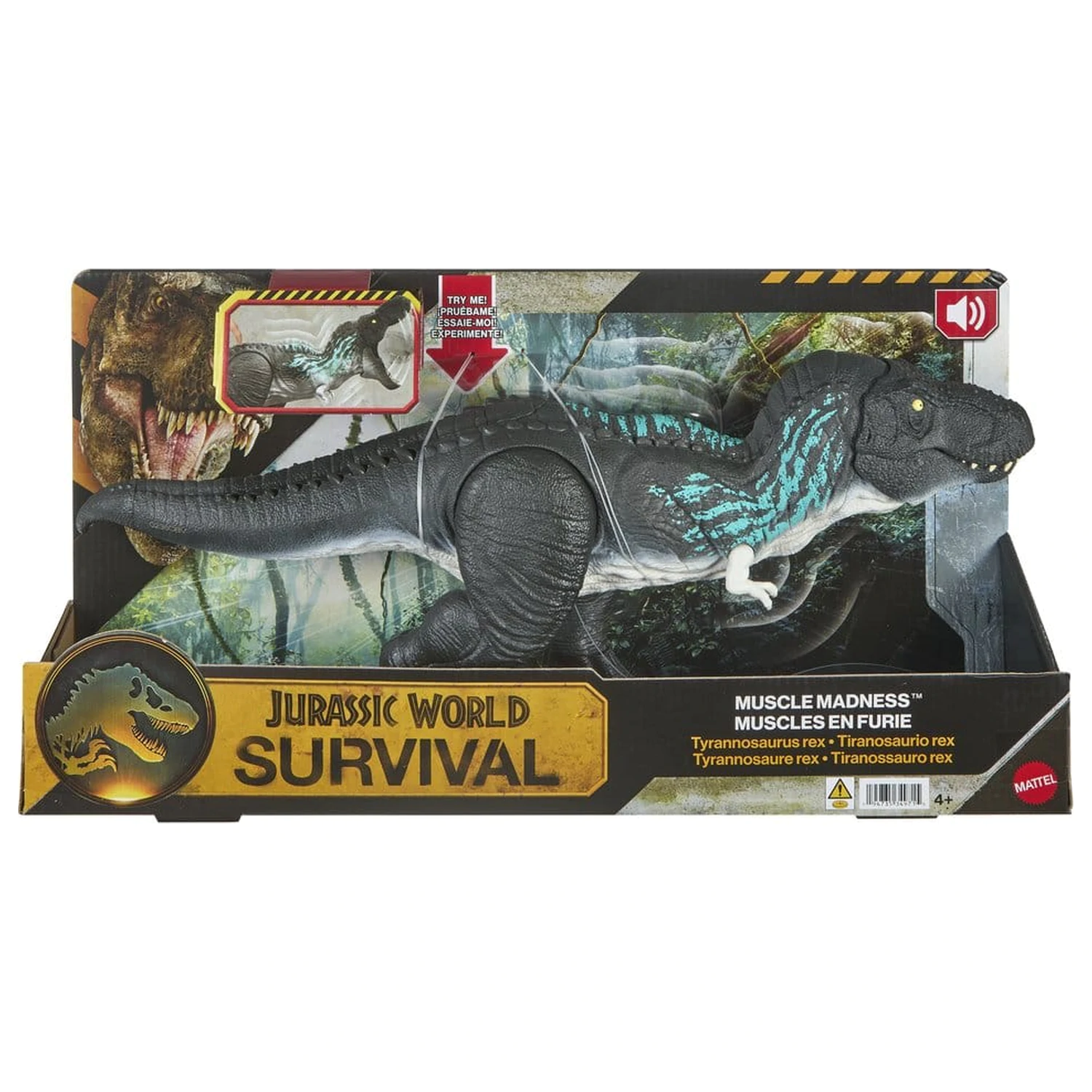 Jurassic World: Survival Action Figure Muscle Madness Tyrannosaurus Rex 56 cm poza produsului