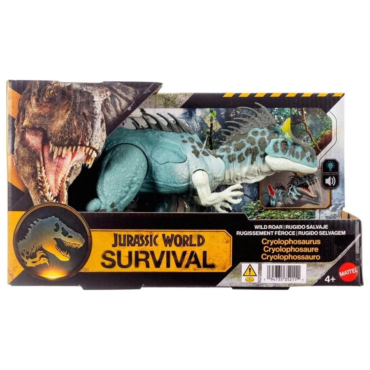 Jurassic World: Survival figurina de actiune Wild Roar Cryolophosaurus 37 cm poza produsului