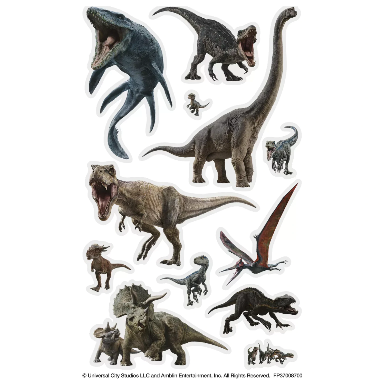 Jurassic World Wild Tattoo set de 12 piese poza produsului