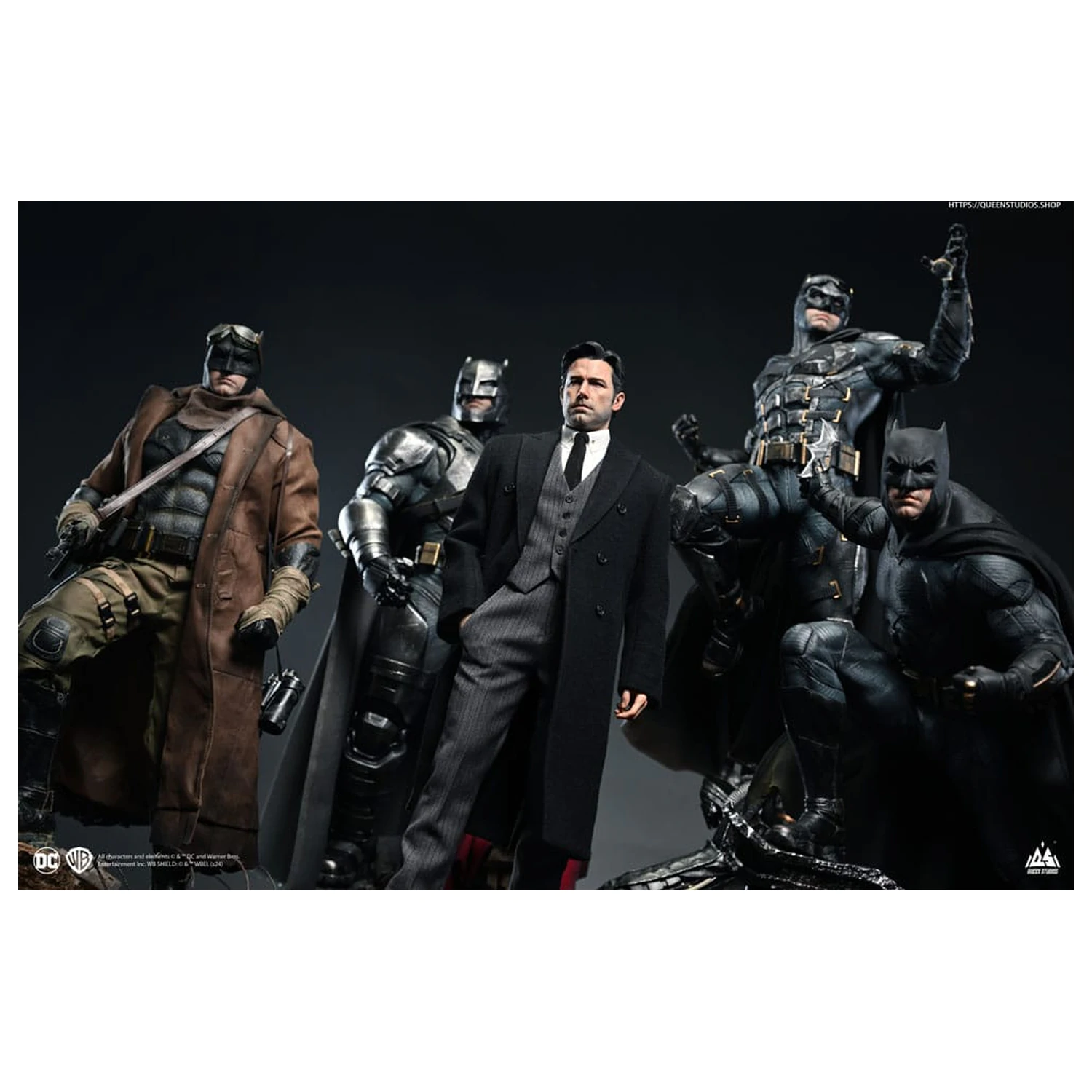 Statuie Justice League 1/4 Bruce Wayne (Ben Affleck) 51 cm poza produsului