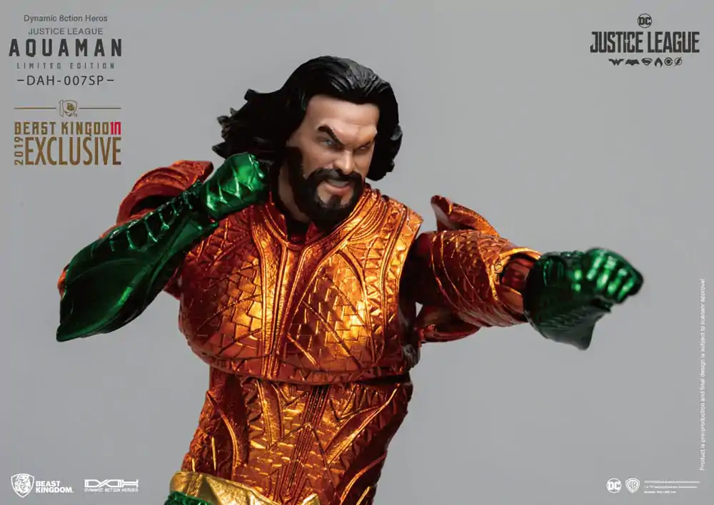 Figurină de acțiune Eroi Dinamici 8ction Justice League 1/9 Aquaman Comic Color Ver. 20 cm poza produsului