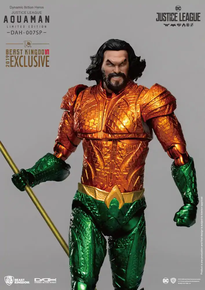 Figurină de acțiune Eroi Dinamici 8ction Justice League 1/9 Aquaman Comic Color Ver. 20 cm poza produsului