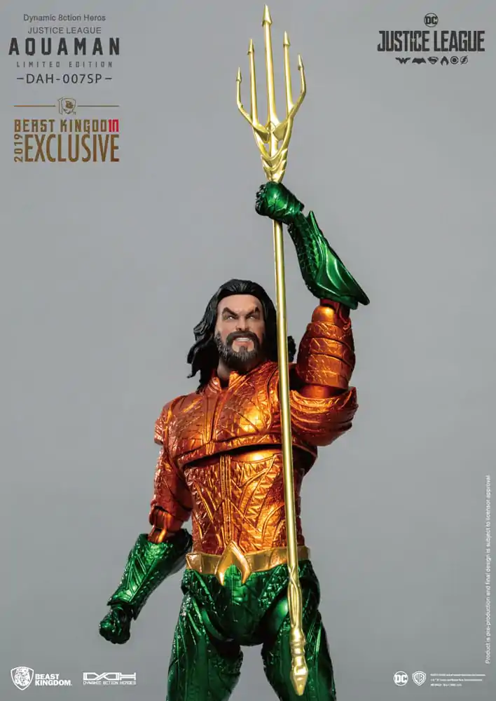 Figurină de acțiune Eroi Dinamici 8ction Justice League 1/9 Aquaman Comic Color Ver. 20 cm poza produsului