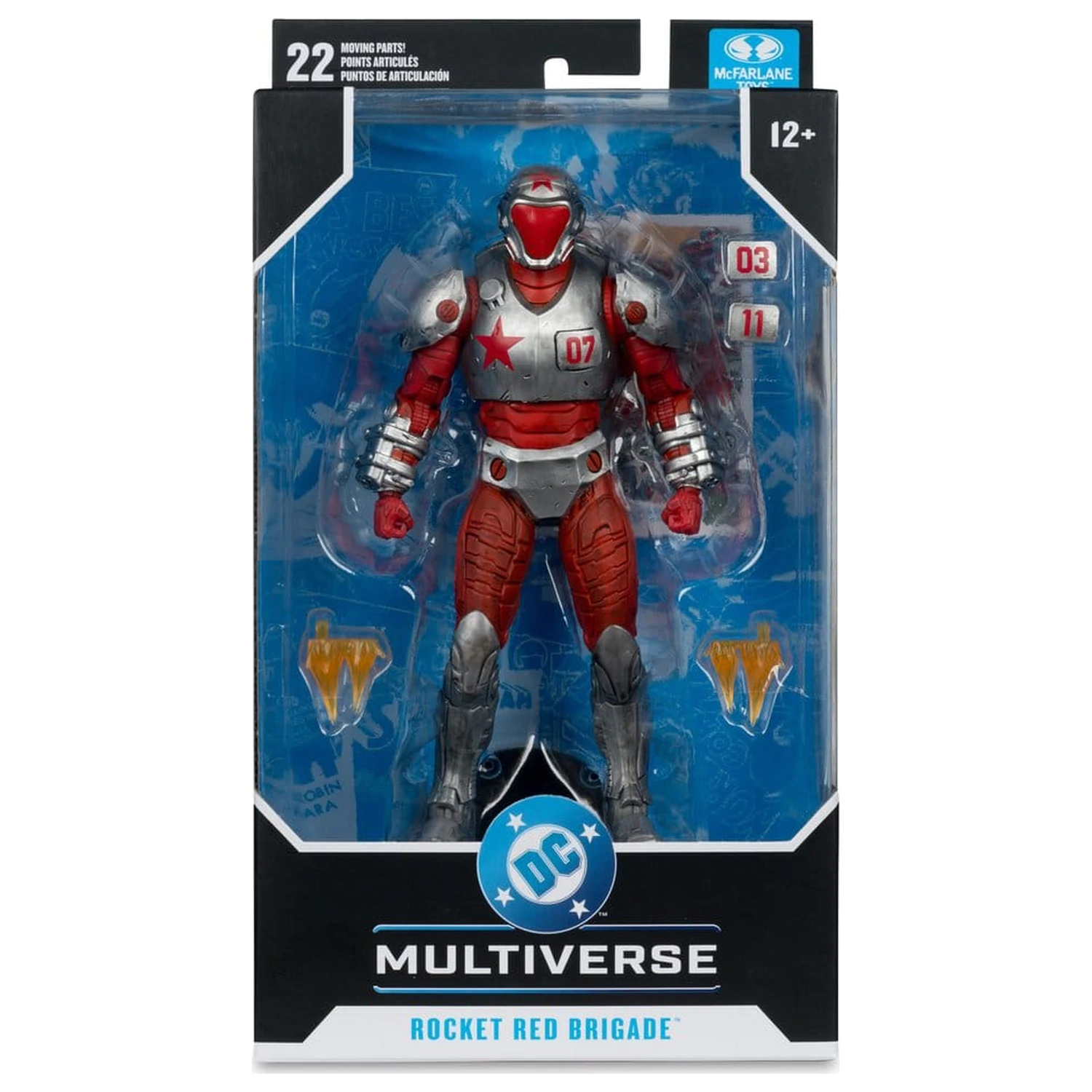 Justice League: Generation Lost DC Multiverse Figura de acțiune Rocket Red Brigade 18 cm poza produsului