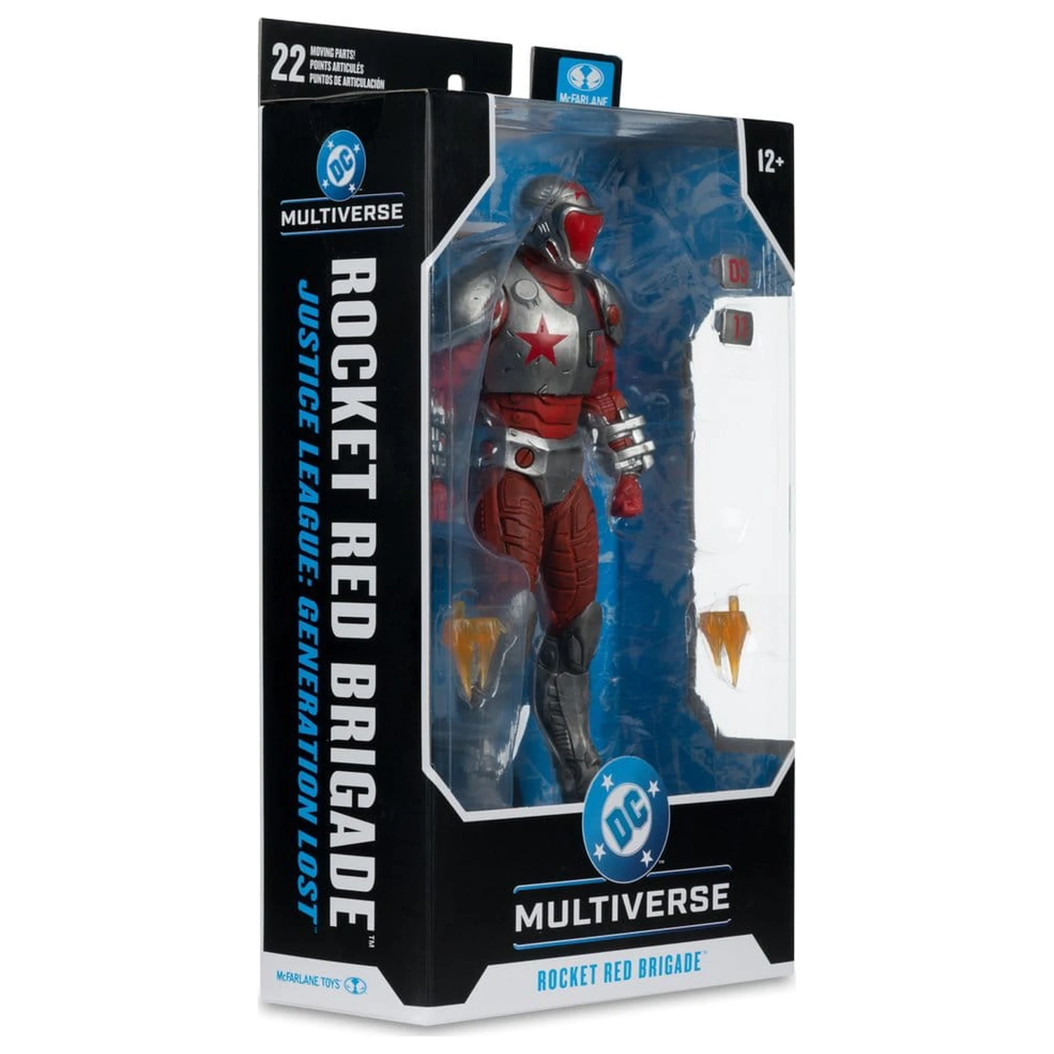 Justice League: Generation Lost DC Multiverse Figura de acțiune Rocket Red Brigade 18 cm poza produsului
