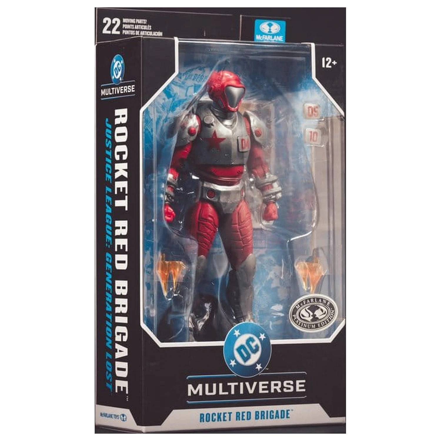 Justice League: Generation Lost DC Multiverse Figurina de acțiune Rocket Red Brigade (Platinum Edition) 18 cm poza produsului