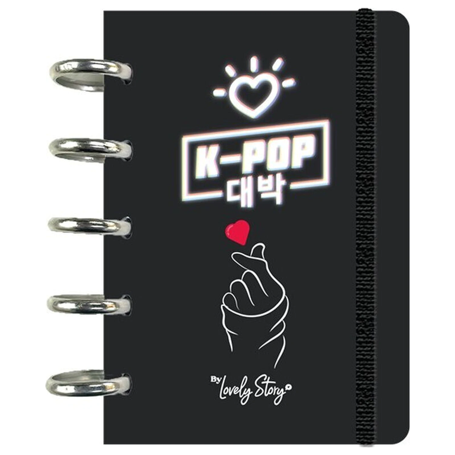 K-Pop Black A6 notes caiet poza produsului