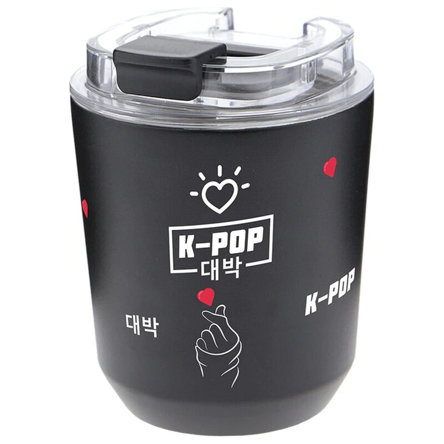 K-Pop Black cana termica 280ml poza produsului