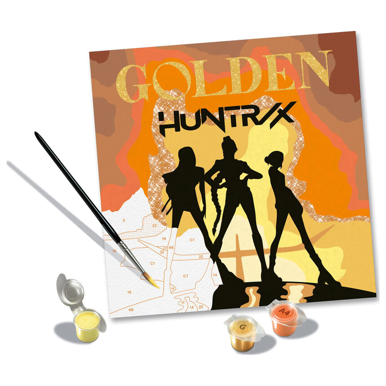 K-Pop Demon Hunters Golden CreArt kit de pictura poza produsului