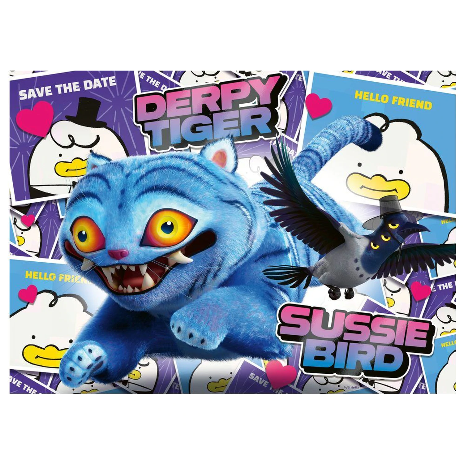 K-Pop Demon Hunters puzzle 4x100 de piese poza produsului
