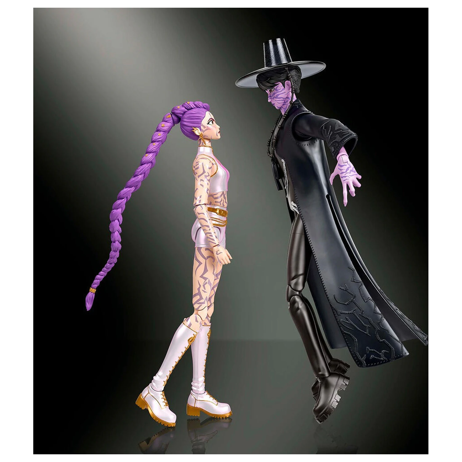 K-Pop Demon Hunters Rumi & Jinu pachet de 2 figurine de 15cm poza produsului