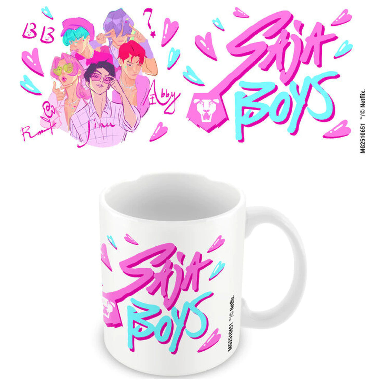 K-Pop Demon Hunters Saja Boys cana 325ml poza produsului