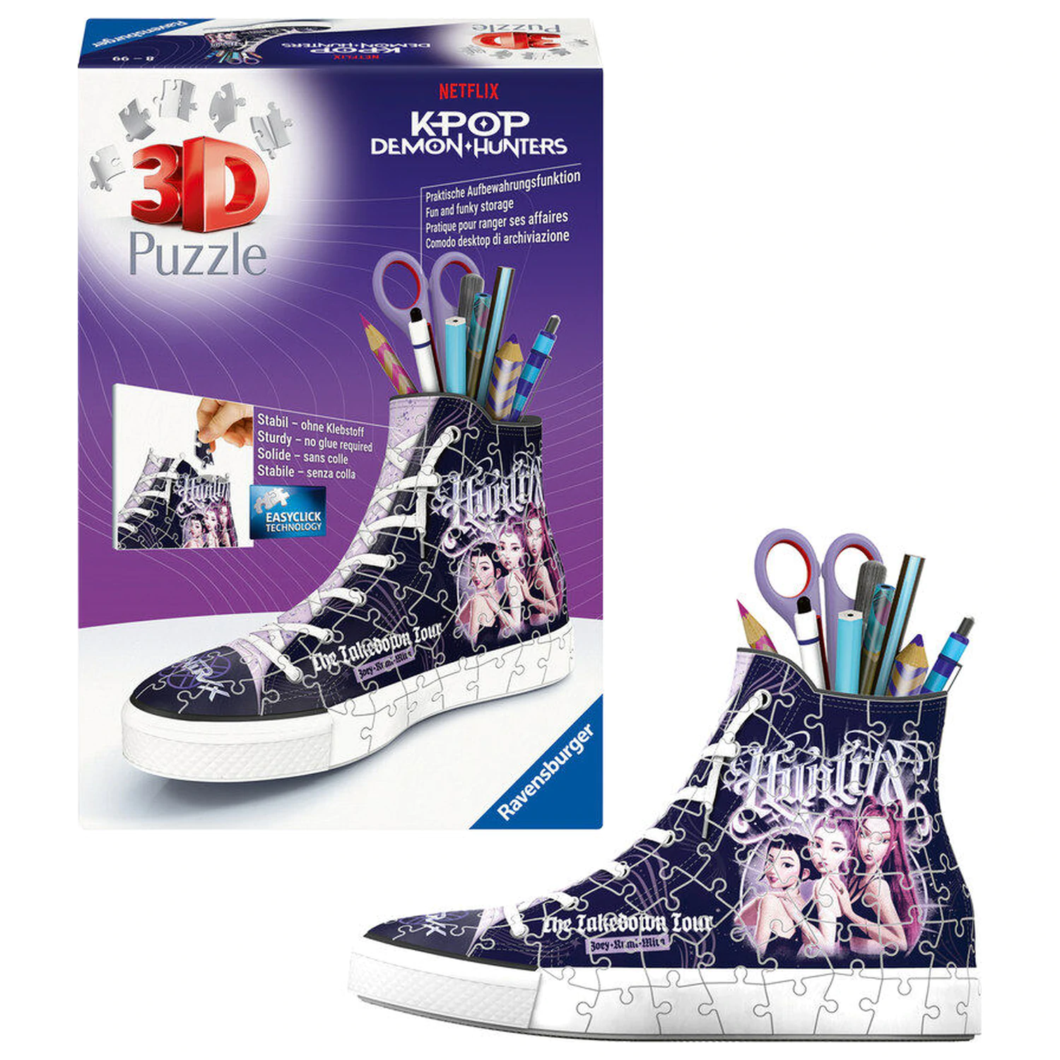K-Pop Demon Hunters puzzle 3D sneaker 72 bucati poza produsului