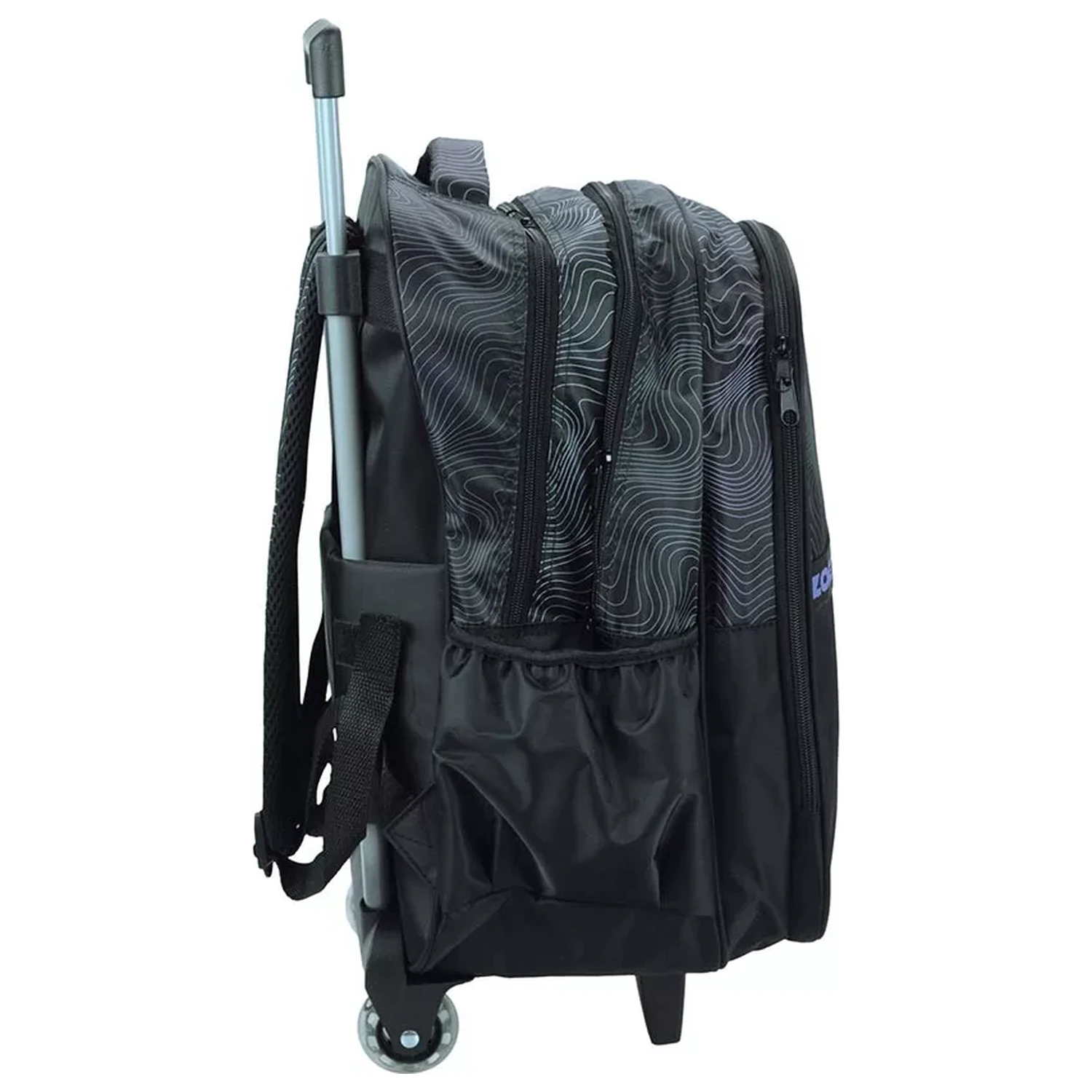 K-pop Demon Hunters Black Rolling School Bag, 46 cm poza produsului