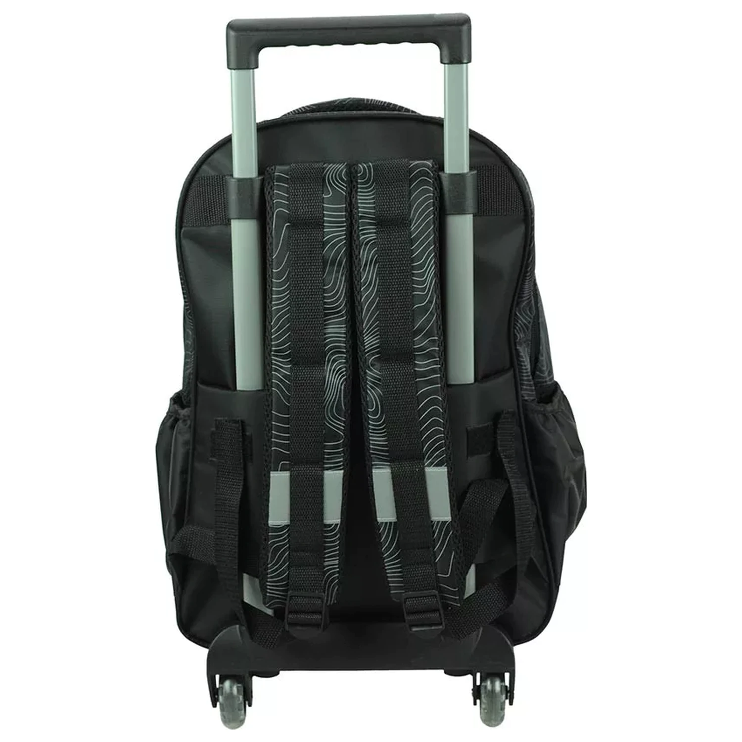 K-pop Demon Hunters Black Rolling School Bag, 46 cm poza produsului