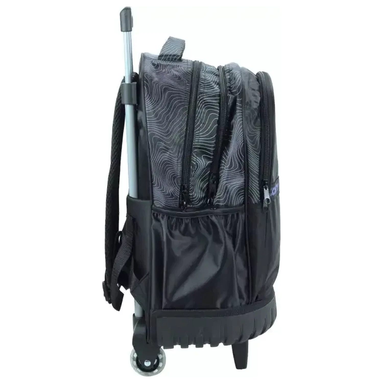 K-pop Demon Hunters Black Premium Rolling ghiozdan școlar, 46 cm poza produsului