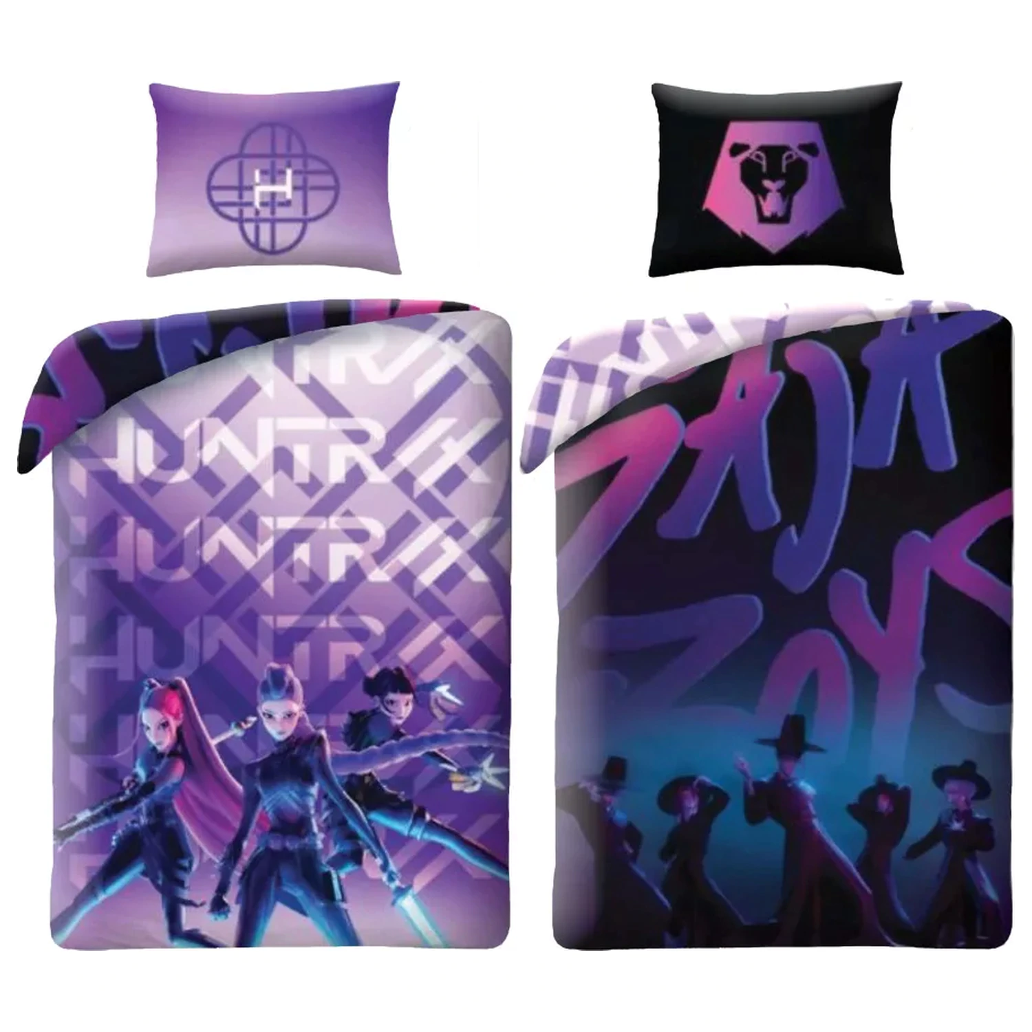 K-Pop Demon Slayers Enemies Husa de pilota reversibila poza produsului