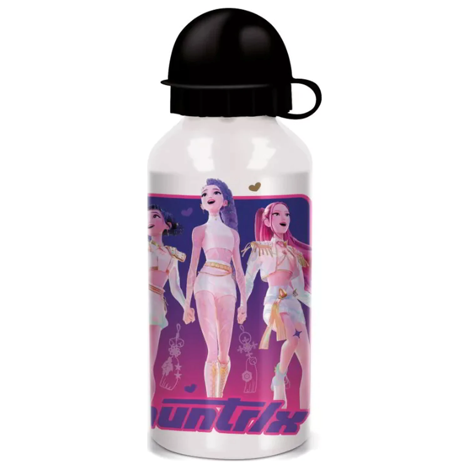 Sticla de apa din aluminiu K-pop Demon Hunters Energy cu capac pentru baut 400 ml poza produsului
