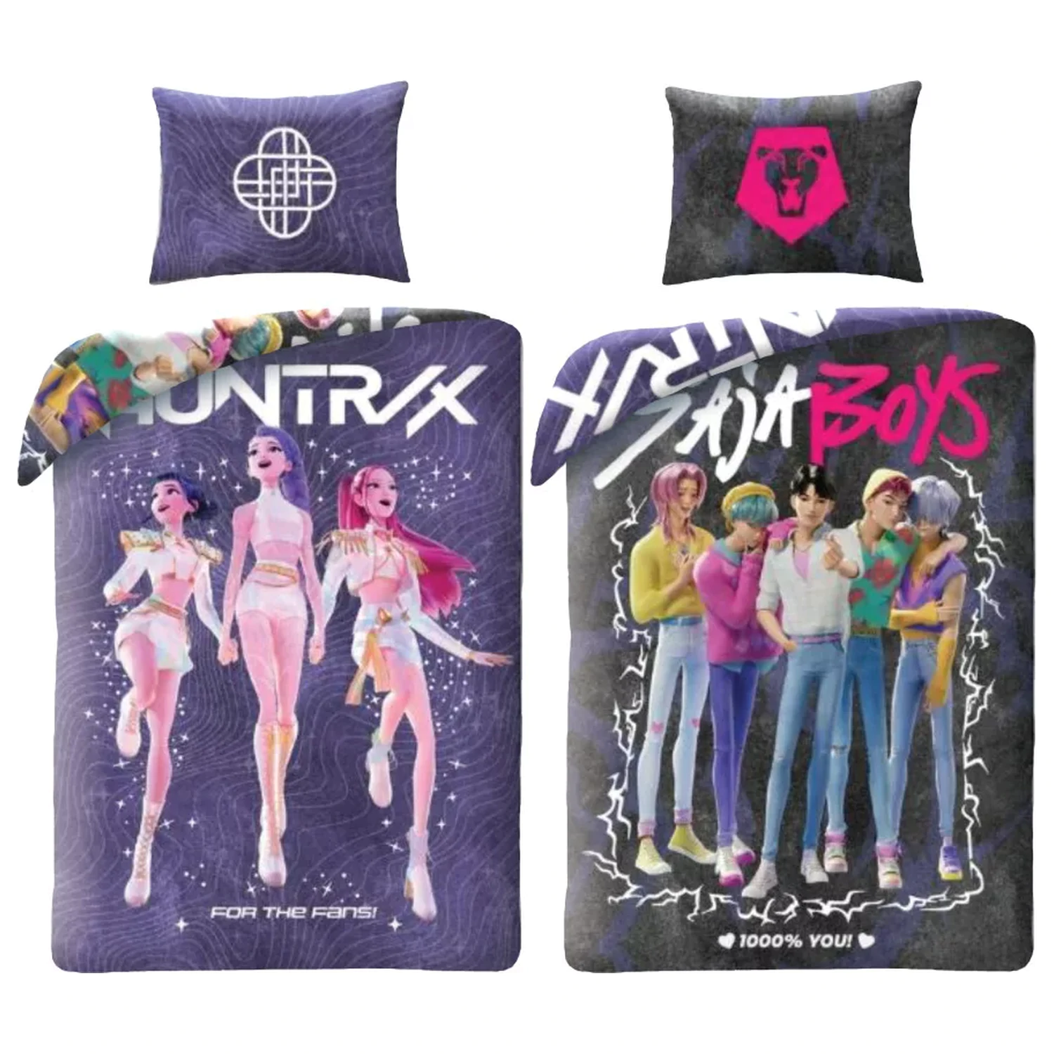 K-pop Demon Hunters Pentru fani Husa de pilota dubla fata poza produsului