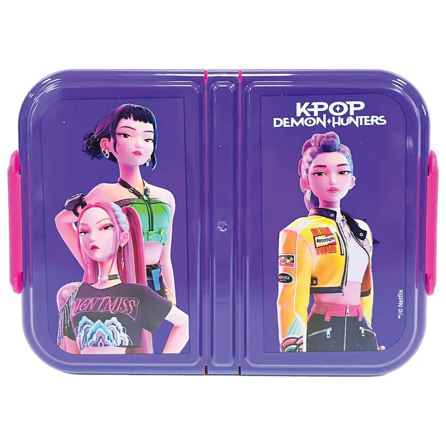 K-pop Demon Hunters Girls cutie de pranz cu multiple compartimente, cutie sandwich poza produsului