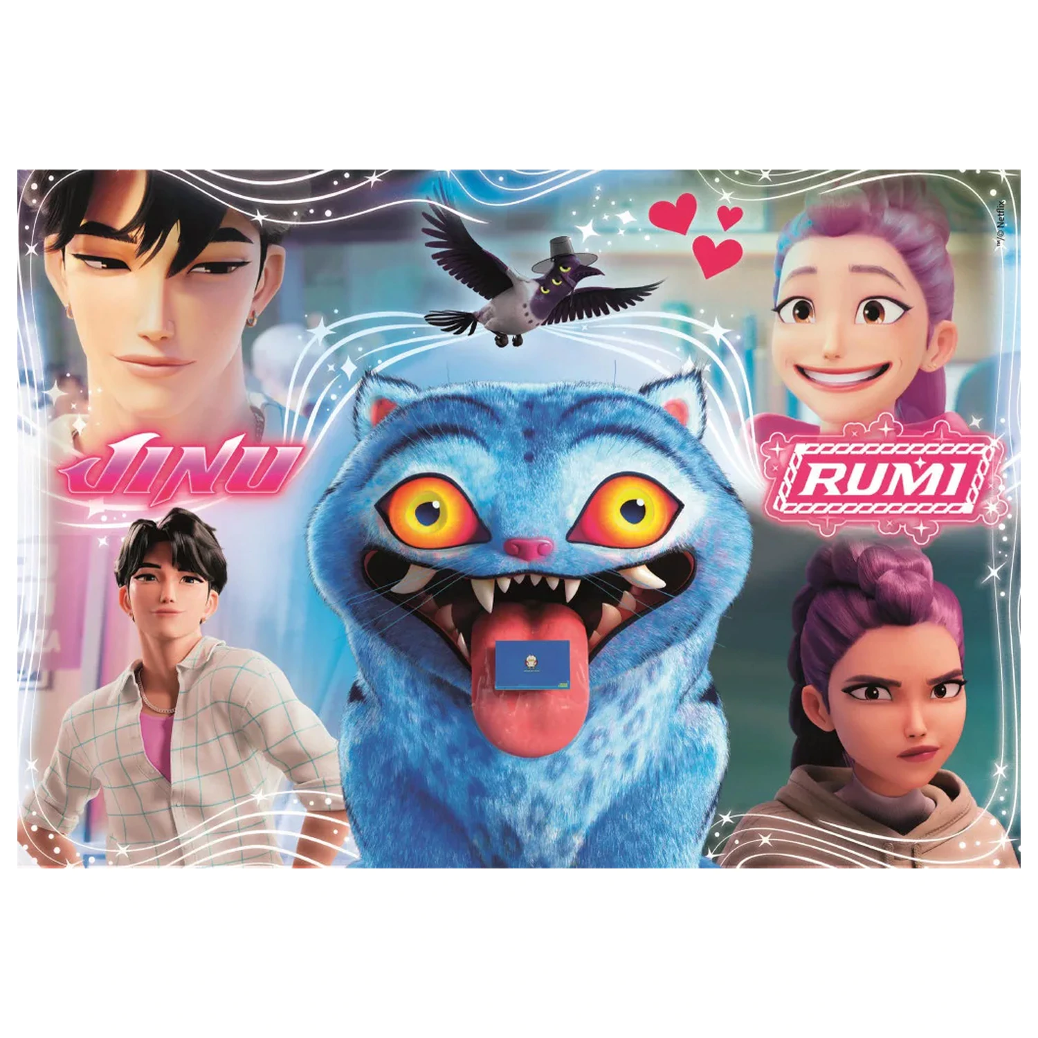 K-pop Demon Hunters Heart Hunter puzzle Super de 104 piese poza produsului