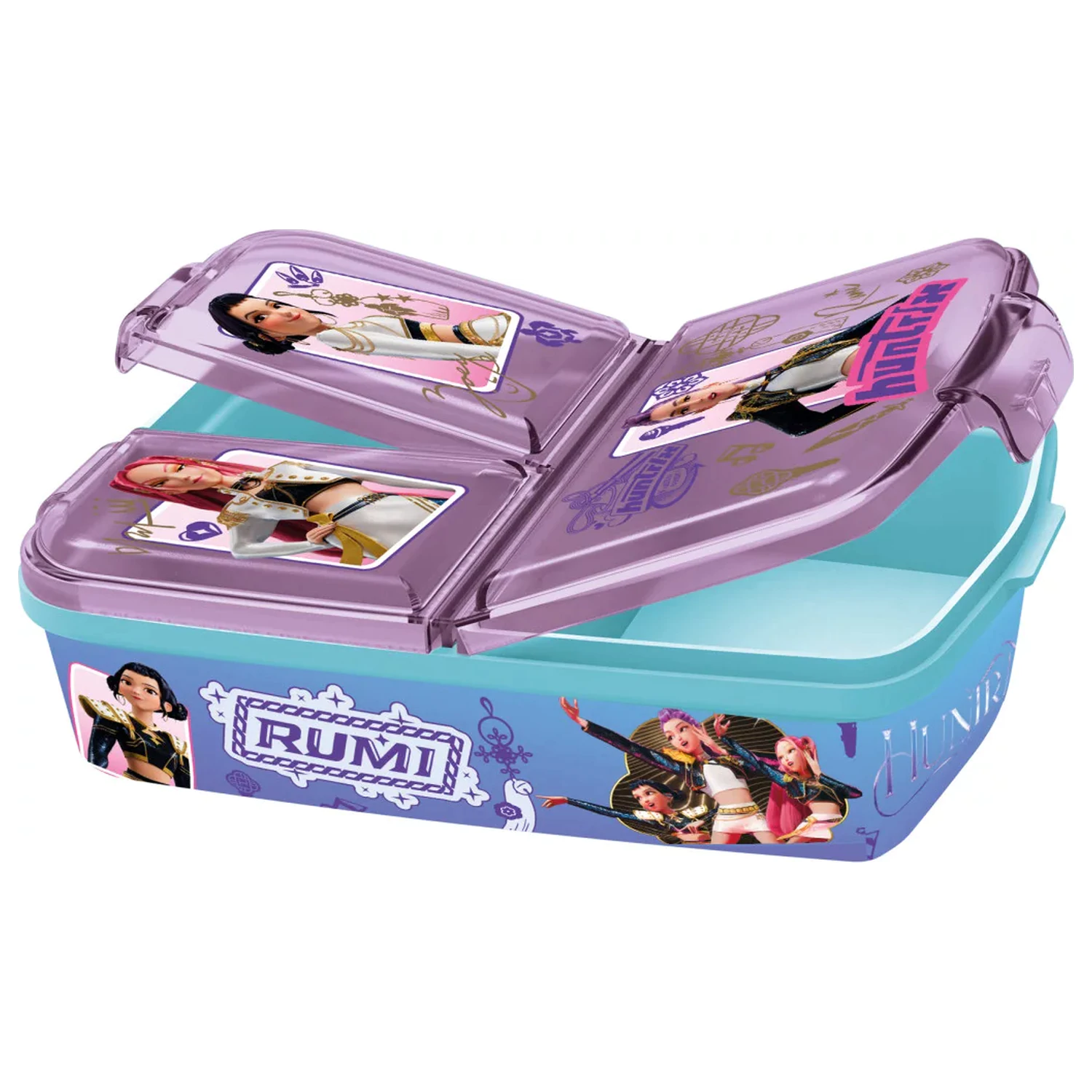 K-pop Demon Hunters Hunter X Cutie de pranz cu mai multe compartimente, Cutie Sandwich poza produsului