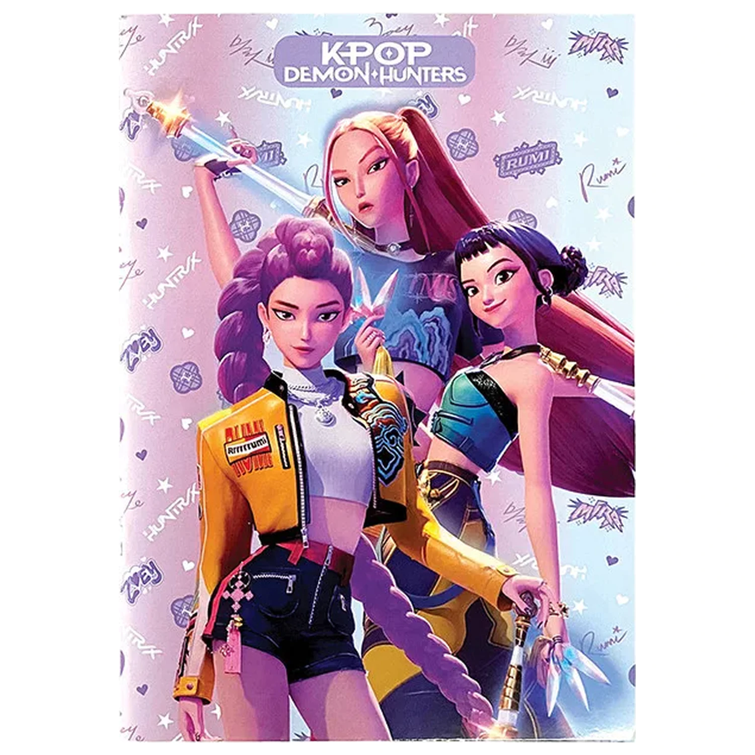 K-pop Demon Hunters Caiet A4 liniat 50 foi poza produsului