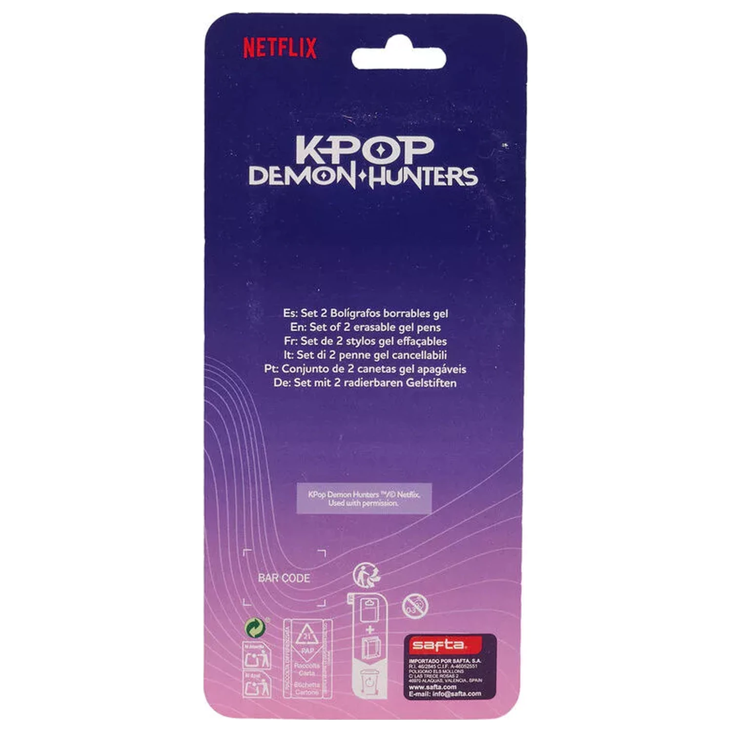 K-pop Demon Hunters Hunterx set de pixuri din 2 piese poza produsului