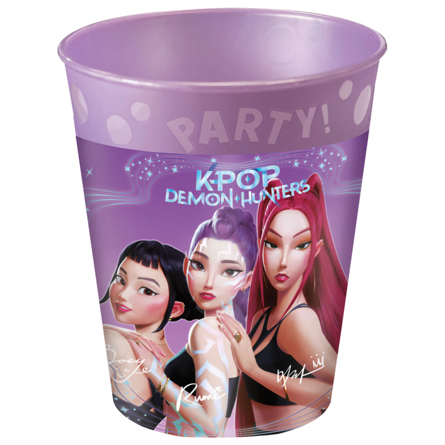 K-pop Demon Hunters Set 4 pahare de plastic, 250 ml poza produsului