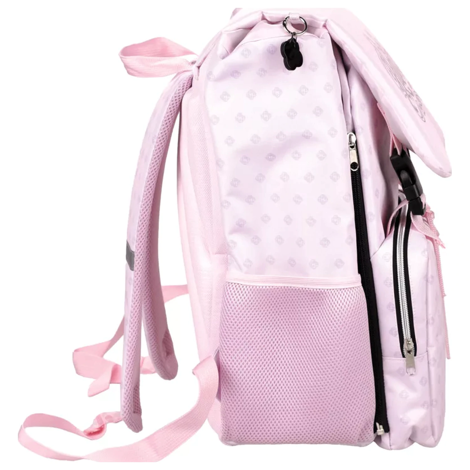 K-pop Demon Slayers Pink Expandable Ghiozdan de scoala, Geanta 43 cm poza produsului