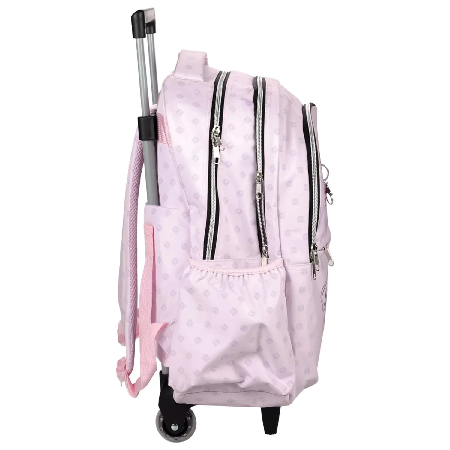 K-pop Demon Hunters Pink Ghiozdan de scoala cu roti, Geanta 46 cm poza produsului