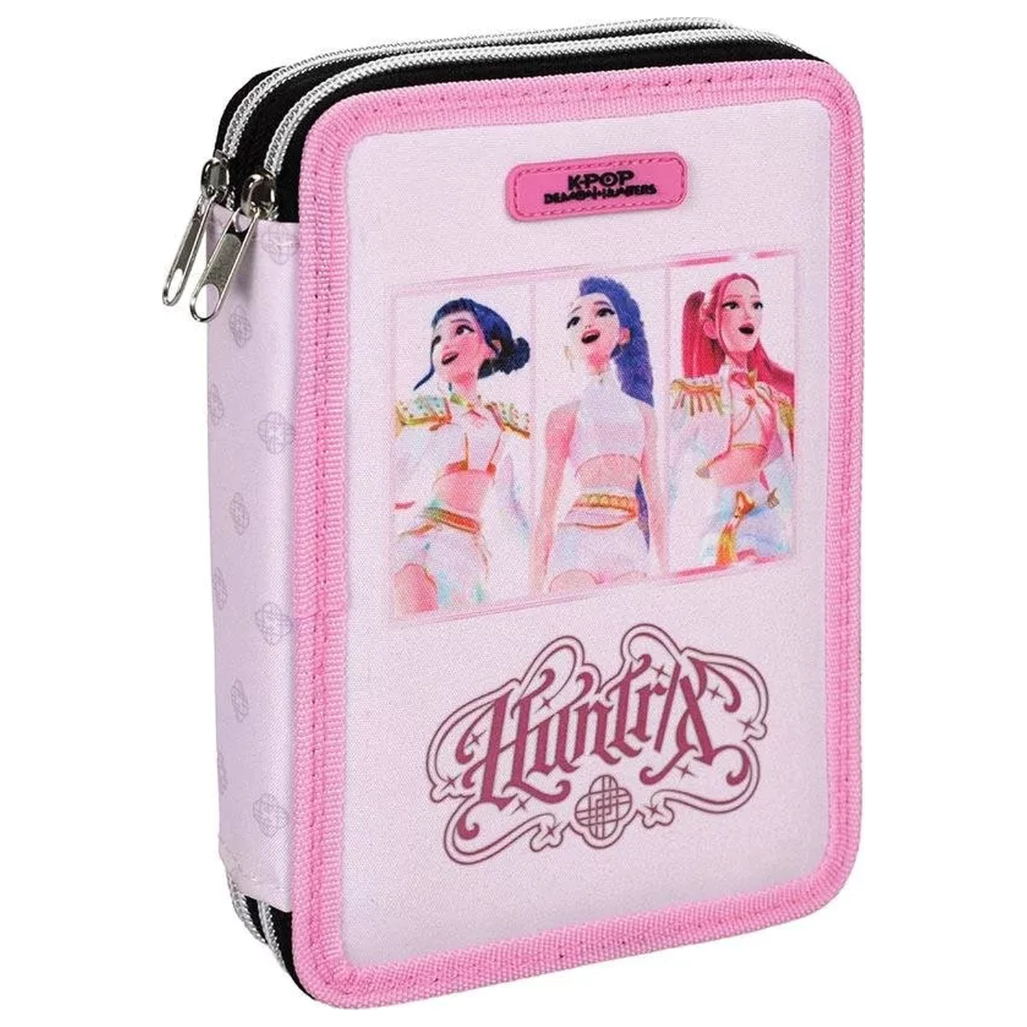 K-pop Demon Slayers Pink Penar Etui 2-Story plin poza produsului